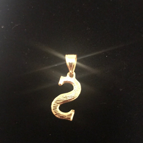 Rhinestones S  pendant - Picture 3 of 4